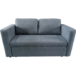 DS Living Brenta 2 Seater Grey Woven Fabric Slide Out Sofa Bed with Storage - Wilko - thumbnail 3
