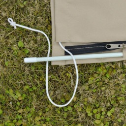 Outsunny Garden Parasol Cover with Rod and Zipper - Size: 164 x 63 x 63cm - Cream - Wilko - thumbnail 6