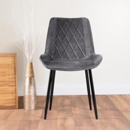 Furniturebox Copeland Cesano Marble Effect 2 Seater Dining Set White Grey and Black - Wilko - thumbnail 5