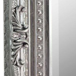Carved Louis Silver Large Wall Mirror 175 x 89cm - MirrorOutlet - Wilko - thumbnail 7