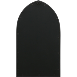 MirrorOutlet The Arcus Black Framed Arched Garden Wall Mirror 83 x 48cm - Size: 83 x 48 x 3cm - Wilko - thumbnail 5