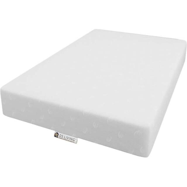 DS Living Small Single Pureflex Orthopaedic Memory Foam Mattress 8 inch - White - Wilko - image 1