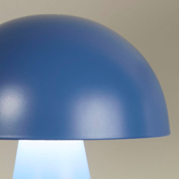 Lighting Collection Dome Blue Rechargeable LED Table Lamp - Size: 23 x 10.5 x 10.5cm - Denim - Wilko - thumbnail 5