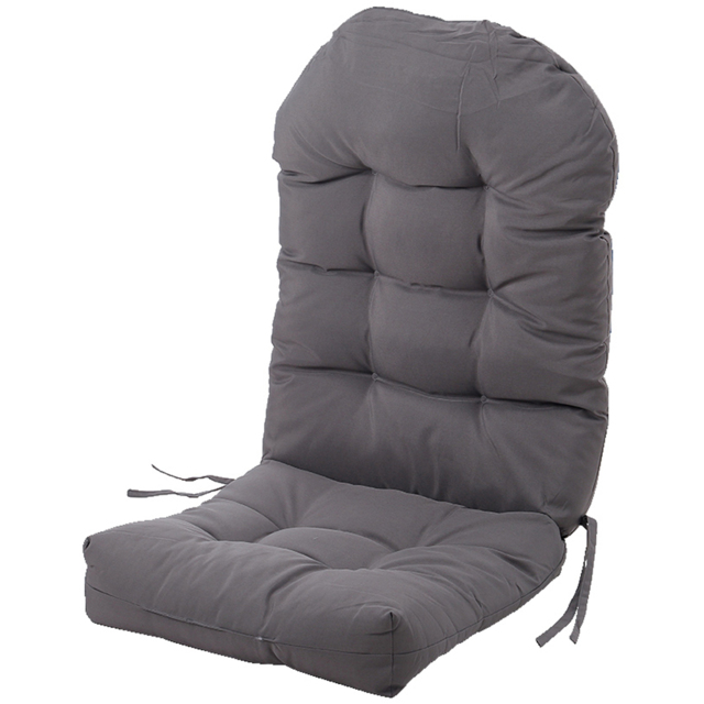 Living and Home Outdoor Waterproof Tufted Swing Seat Cushion - Size: 8 x 48 x 110cm - Grey - Wilko - image 1