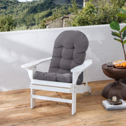 Living and Home Outdoor Waterproof Tufted Swing Seat Cushion - Size: 8 x 48 x 110cm - Grey - Wilko - thumbnail 7