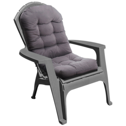 Living and Home Outdoor Waterproof Tufted Swing Seat Cushion - Size: 8 x 48 x 110cm - Grey - Wilko - thumbnail 4