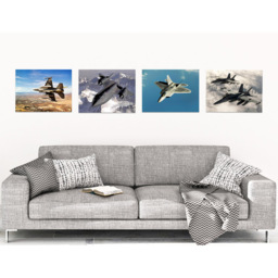 Artery8 Blackbird Eagle Falcon Raptor Fighter Jets Wall Art Print 30 x 41cm 4 Pack - Size: 40.5 x 30.5 x 0.3cm - Multi - Wilko - thumbnail 3