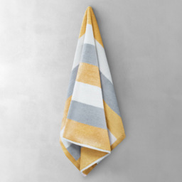 Velosso Weston Ochre Strip Hand Towel Set of 2 - Yellow - Wilko - thumbnail 4