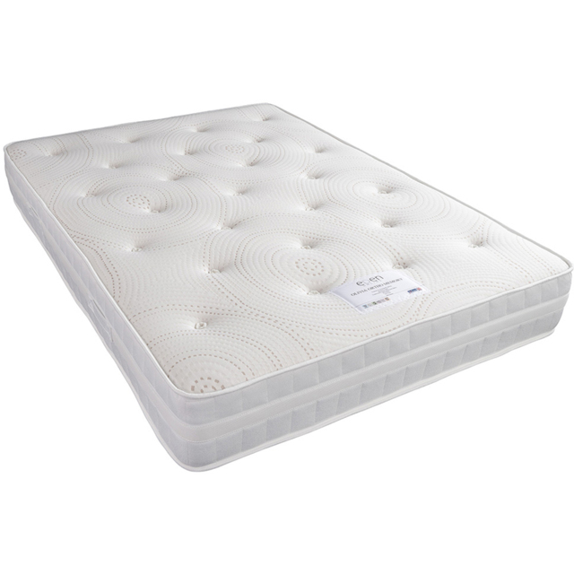 Eden Olivia Memory Super King Size Mattress - White - Wilko - image 1