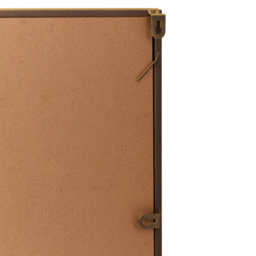 Premier Housewares Charlene Brushed Gold Finish Rectangular Wall Mirror - Size: 140 x 90cm - Wilko - thumbnail 7