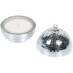 Disco Ball Candle Silver - Wilko - thumbnail 3