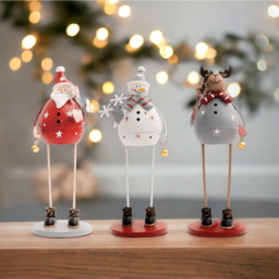 St Helens Red Metal Santa Claus Decoration - Size: 220 x 80 x 80cm - Wilko - thumbnail 7