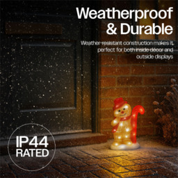 Xmas Haus 30 Warm White LED Acrylic Gingerbread Man 30cm - Size: 300 x 190 x 90cm - Orange - Wilko - thumbnail 4