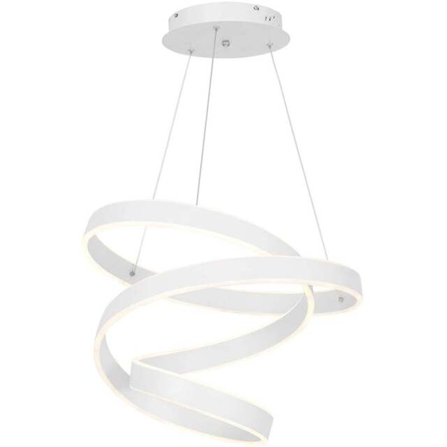 Milagro Andromeda White LED Pendant Lamp 230V - Size: 50 x 50 x 100cm - Wilko - image 1