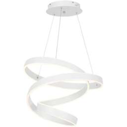 Milagro Andromeda White LED Pendant Lamp 230V - Size: 50 x 50 x 100cm - Wilko - thumbnail 1