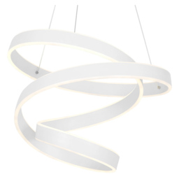 Milagro Andromeda White LED Pendant Lamp 230V - Size: 50 x 50 x 100cm - Wilko - thumbnail 4