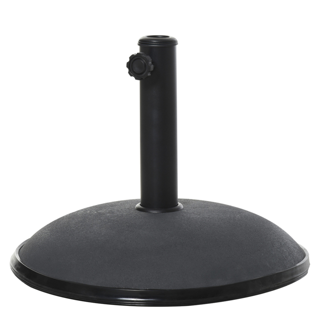 Outsunny Umbrella Base 20kg Patio Stand - Size: 36.5 x 45 x 45cm - Black - Wilko - image 1