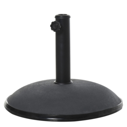 Outsunny Umbrella Base 20kg Patio Stand - Size: 36.5 x 45 x 45cm - Black - Wilko - thumbnail 1