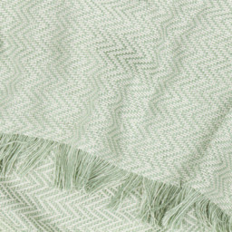 Yard Wisley Green Herringbone Woven Throw 130 x 180cm - Wilko - thumbnail 3