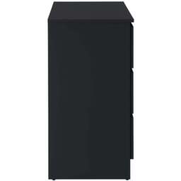 Oslo 3 Drawer Black Chest of Drawers - Birlea - Wilko - thumbnail 6