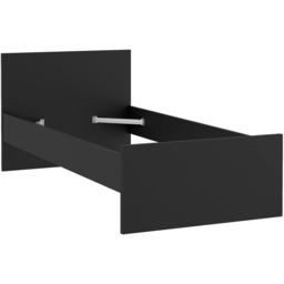 Florence Single Matt Black Wooden Bed Frame - Furniture to Go - Wilko - thumbnail 3