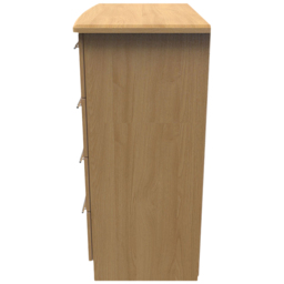 Crowndale Sherwood 4 Drawer Oak Chest of Drawers - Brown - Wilko - thumbnail 4