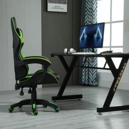 Green Tilt and Swivel Computer Chair - Size: 117 x 63 x 49cm - MCC - Wilko - thumbnail 5