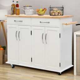 Living and Home Catering Trolley Cart with Drawers - Size: 93 x 106 x 47cm - Wilko - thumbnail 6
