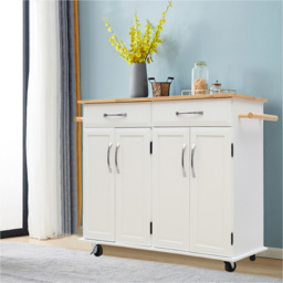 Living and Home Catering Trolley Cart with Drawers - Size: 93 x 106 x 47cm - Wilko - thumbnail 7