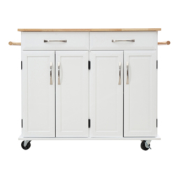 Living and Home Catering Trolley Cart with Drawers - Size: 93 x 106 x 47cm - Wilko - thumbnail 4