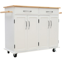 Living and Home Catering Trolley Cart with Drawers - Size: 93 x 106 x 47cm - Wilko - thumbnail 1