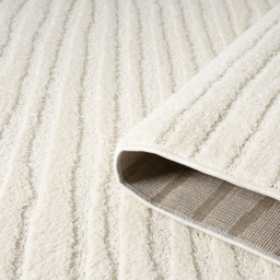 Desire Rugs Aya Cream Embossed Lines Rug 200 x 290cm - Wilko - thumbnail 5