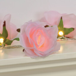 15 LED Rose String Light Pink - Wilko - thumbnail 4