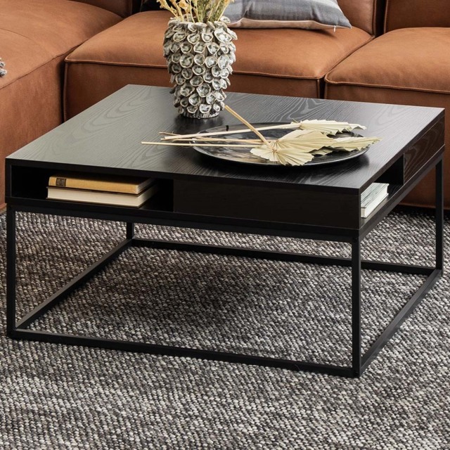 Florence Willford 2 Shelf Black Coffee Table - Furniture To Go - Wilko - image 1
