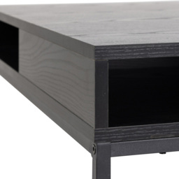 Florence Willford 2 Shelf Black Coffee Table - Furniture To Go - Wilko - thumbnail 5