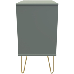 Crowndale 3 Drawer Reed Green Chest of Drawers Ready Assembled - Wilko - thumbnail 5