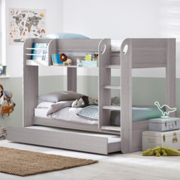 Julian Bowen Mars Grey Oak Bunk Bed with Underbed - Size: Single - Wood - Wilko - thumbnail 7