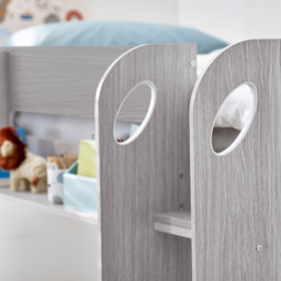 Julian Bowen Mars Grey Oak Bunk Bed with Underbed - Size: Single - Wood - Wilko - thumbnail 5