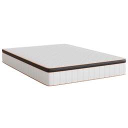 GFW Sleepycastle Double Memory Foam and Pocket Spring Hybrid Mattress - White - Wilko - thumbnail 1