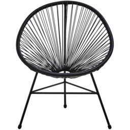 Interiors by Premier Miami Rattan 2 Seater Patio Set Black - Wilko - thumbnail 4