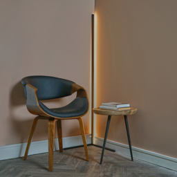 ValueLights Triton Black LED Floor Lamp - Size: 140 x 36.8 x 36.8cm - Wilko - thumbnail 3