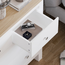 Vida Designs Arlington 4 Drawer White Shaker Style Chest of Drawers - Wilko - thumbnail 4