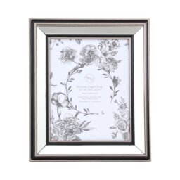 Mode Mirrored Photo Frame Silver 10 x 8in - The Port. Co Gallery - Wilko - thumbnail 1
