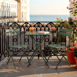 Artemis Home Colourways 2 Seater Green Vibrant Folding Bistro Set - Wilko - thumbnail 1
