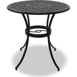 Centurion Prego 2 Seater Black Round Garden Bistro Table - Wilko - thumbnail 4