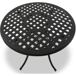 Centurion Prego 2 Seater Black Round Garden Bistro Table - Wilko - thumbnail 5