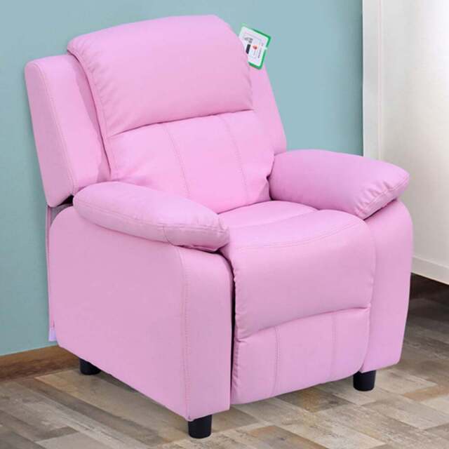 Portland Kids Single Seat Pink Sofa - Size: 63 x 64 x 71cm - Wilko - image 1