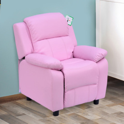 Portland Kids Single Seat Pink Sofa - Size: 63 x 64 x 71cm - Wilko - thumbnail 6