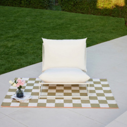 Home Detail Marina White Steel Garden Chair with Cushions - Size: 1 Seater - Wilko - thumbnail 6