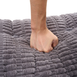 Living and Home Dark Grey Wedge Headboard Pillow with 2 Backrest Support Cushion 67 x 180cm - Size: 60 x 180 x 20cm - Wilko - thumbnail 7